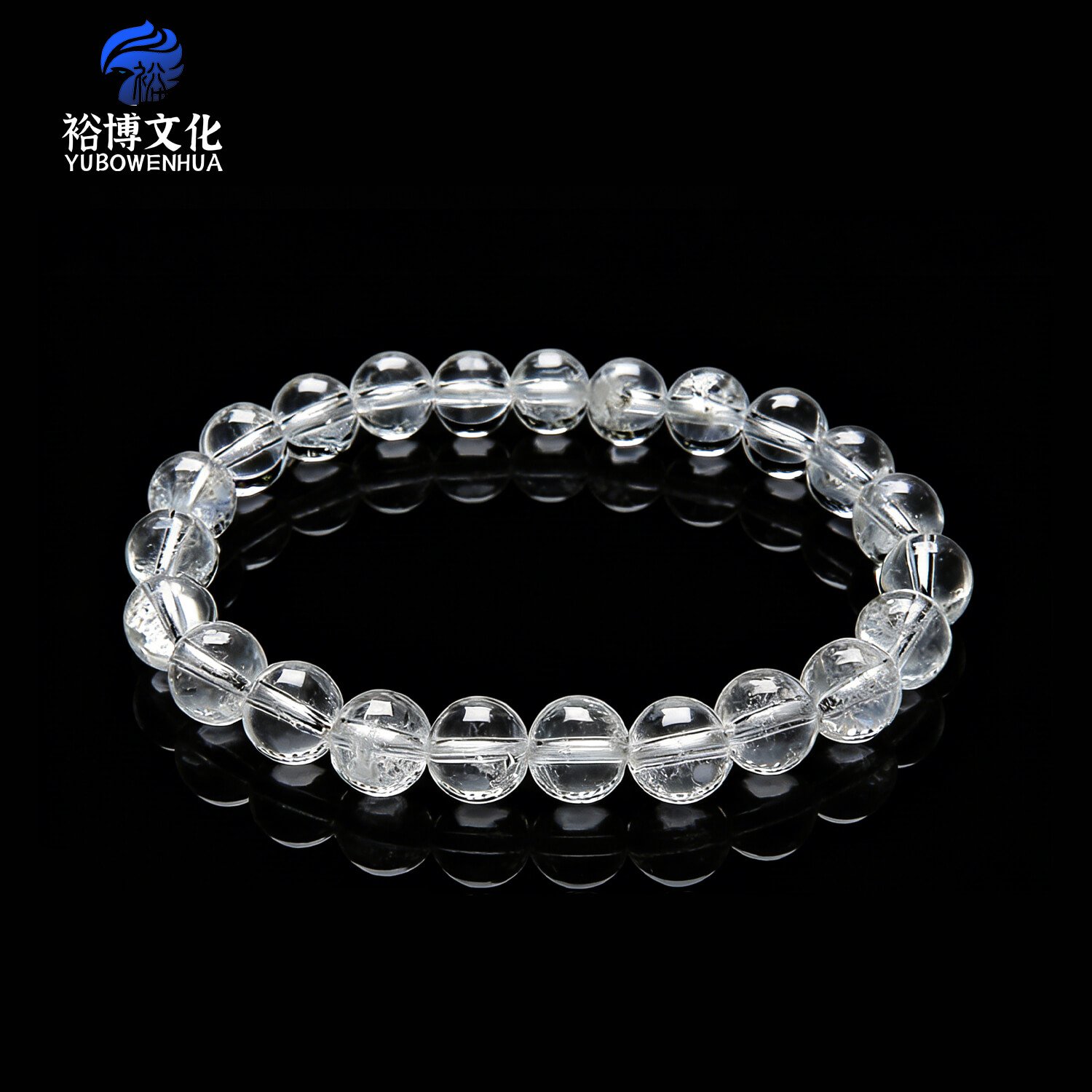 20250104-7 White Crystal Bracelet – Five Elements Metal Energy Purification & Balance Bracelet - Image 1