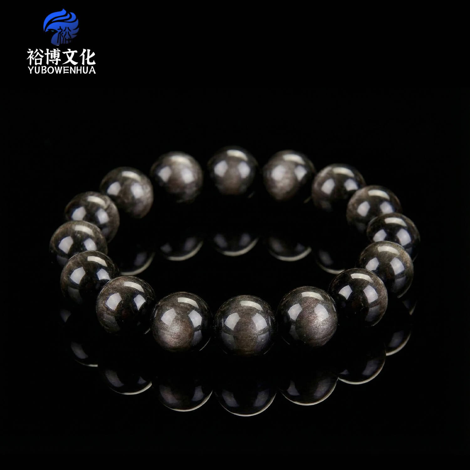 20260109-1 Obsidian Bracelet – Five Elements Water Energy Protection Bracelet for Cleansing, Shielding & Inner Calm - Image 1